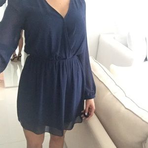 Express chiffon cocktail dress